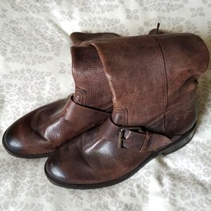 Gently loved tall leather boots